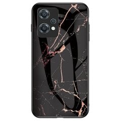 „Marble“ твердый силиконовый (TPU) чехол - чёрный / золотой (OnePlus Nord CE 2 Lite 5G) цена и информация | Чехлы для телефонов | kaup24.ee