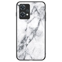 „Marble“ Kõva silikoon (TPU) kaaned - valge (OnePlus Nord CE 2 Lite 5G) hind ja info | Telefoni kaaned, ümbrised | kaup24.ee