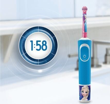 Oral-B D100 Vitality Kids Frozen цена и информация | Elektrilised hambaharjad | kaup24.ee