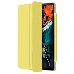 Чехол-книжка Leather Smart Cover - желтый (iPad Pro 11" 2018 / 2020 / 2021 / 2022 / Air 4 10.9" 2020 / Air 5 10.9" 2022) цена и информация | Чехлы для планшетов и электронных книг | kaup24.ee