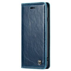 Кожиный чехол-книжка „CaseMe“ Leather - синий (iPhone 6 / 7 / 8 / SE 2020 / SE 2022) цена и информация | Чехлы для телефонов | kaup24.ee