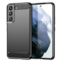 Твердый силиконовый чехол (TPU) „Carbon“ - чёрный (Galaxy S23) цена и информация | Чехлы для телефонов | kaup24.ee