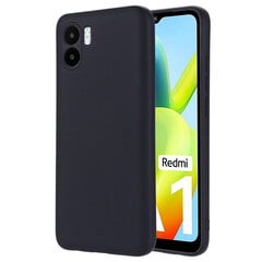 Твердый силиконовый чехол (TPU) „Shell“ - чёрный (Redmi A2 / A1) цена и информация | Чехлы для телефонов | kaup24.ee