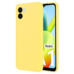 „Shell“ Kõva silikoon (TPU) kaaned - kollane (Redmi A2 / A1) hind ja info | Telefoni kaaned, ümbrised | kaup24.ee