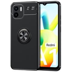 „FOCUS“ Kickstand Kõva silikoon (TPU) kaaned - must (Redmi A2 / A1) hind ja info | Telefoni kaaned, ümbrised | kaup24.ee