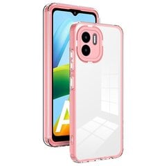 „Candy“ твердый силиконовый (TPU) чехол - прозрачный/розовый (Redmi A2 / A1) цена и информация | Чехлы для телефонов | kaup24.ee