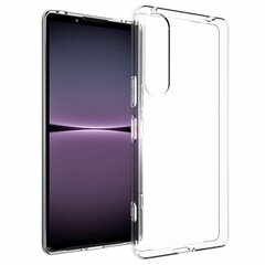 Kõva silikoon (TPU) kaaned - läbipaistev (Xperia 1 V) hind ja info | Telefoni kaaned, ümbrised | kaup24.ee