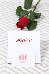 Подарочная карта Sokisahtel на сумму 30€ цена и информация | Другие оригинальные подарки | kaup24.ee