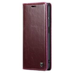 Кожиный чехол-книжка "CaseMe" Leather - бордовый (Galaxy A54) цена и информация | Чехлы для телефонов | kaup24.ee