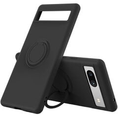 Чехол „Ring“ Kickstand (TPU) - чёрный (Pixel 7A) цена и информация | Чехлы для телефонов | kaup24.ee