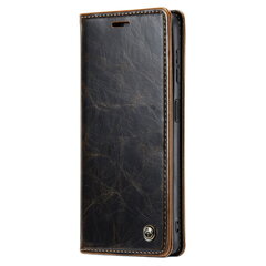 Кожиный чехол-книжка "CaseMe" Leather - коричневый (Galaxy A34 5G) цена и информация | Чехлы для телефонов | kaup24.ee