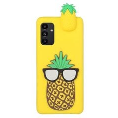 Твердый силиконовый чехол „Squezy“ Pineapple (TPU) - жёлтый (Galaxy A14 5G / A14 4G) цена и информация | Чехлы для телефонов | kaup24.ee