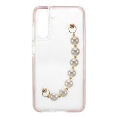 „Pearl“ Strap Kõva silikoon (TPU) kaaned - läbipaistev (Galaxy S21 FE 5G) hind ja info | Telefoni kaaned, ümbrised | kaup24.ee