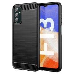 „Carbon“ Kõva silikoon (TPU) kaaned - must (Galaxy M23 / F23 / F13) hind ja info | Telefoni kaaned, ümbrised | kaup24.ee