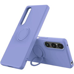 Чехол „Ring“ Kickstand (TPU) - фиолетовый (Xperia 1 V) цена и информация | Чехлы для телефонов | kaup24.ee