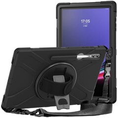 „Kickstand“ противоударный чехол (360°) - чёрный (Galaxy Tab S9 Ultra 14.6 / Tab S8 Ultra 14.6) цена и информация | Чехлы для планшетов и электронных книг | kaup24.ee