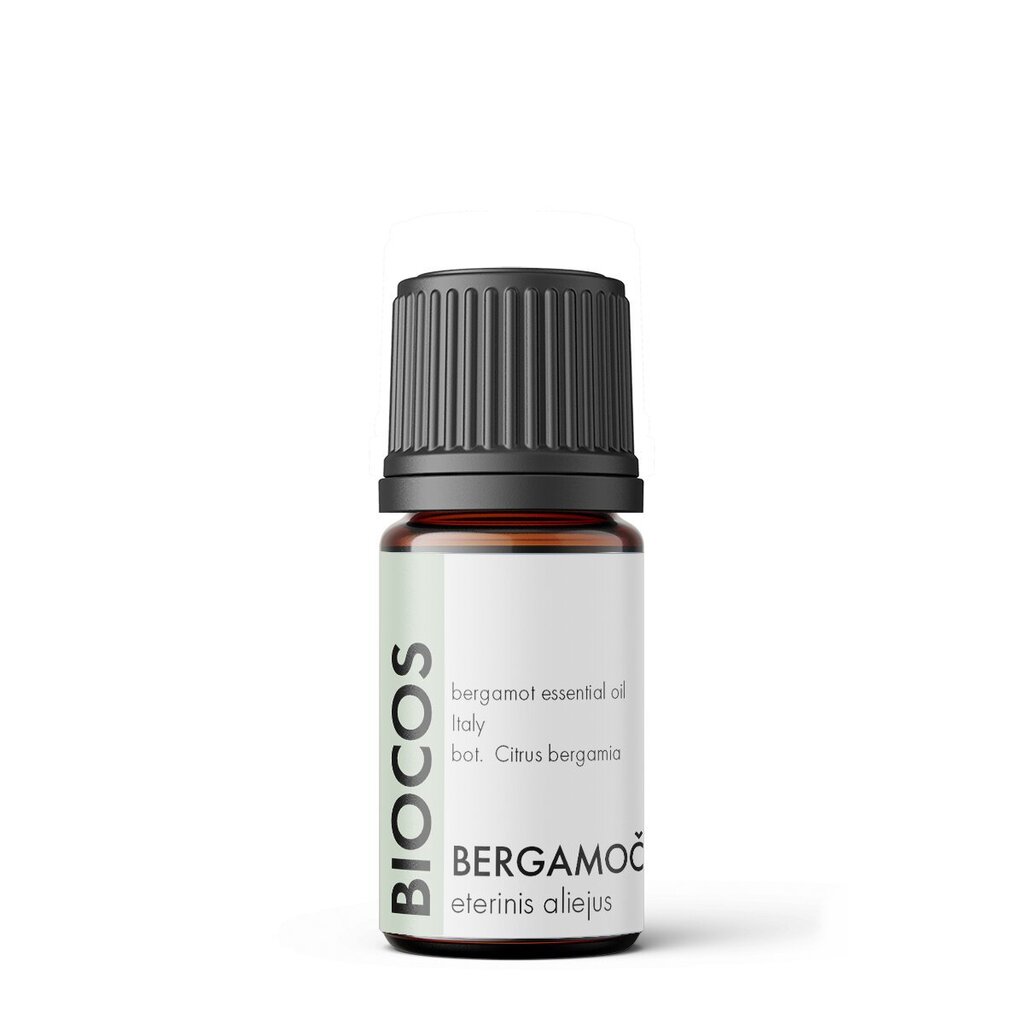 BERGAMOT orgaaniline eeterlik õli BIOCOS, 5 ml hind ja info | Eeterlikud ja kosmeetilised õlid | kaup24.ee