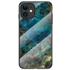 „Marble“ твердый силиконовый (TPU) чехол - синий (iPhone 12 Mini) цена и информация | Чехлы для телефонов | kaup24.ee