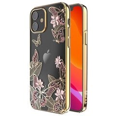 „Kingxbar“ Butterflies Swarovski чехол - золотой (iPhone 12 Mini) цена и информация | Чехлы для телефонов | kaup24.ee