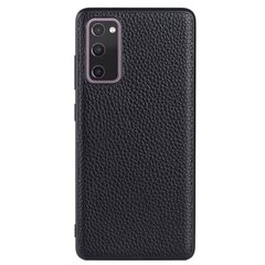 „Deluxe Leather“ чехол - чёрный (Galaxy S20 FE) цена и информация | Чехлы для телефонов | kaup24.ee