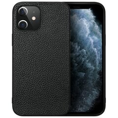 „Deluxe Leather“ чехол - чёрный (iPhone 12 Mini) цена и информация | Чехлы для телефонов | kaup24.ee