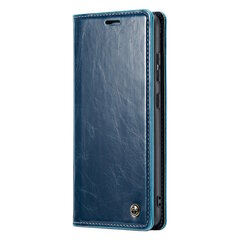 Кожиный чехол-книжка "CaseMe" Leather - синий (Galaxy S23 FE) цена и информация | Чехлы для телефонов | kaup24.ee