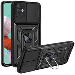 Противоударный чехол „Kickstand“ - черный (Galaxy A51) цена и информация | Чехлы для телефонов | kaup24.ee