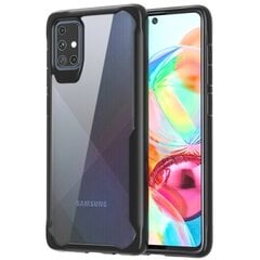 Чехол „Armor“ - прозрачный / чёрный (Galaxy A71 5G) цена и информация | Чехлы для телефонов | kaup24.ee