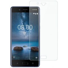 „Calans“ защитное стекло экрана 0,3 мм  (Nokia 8) цена и информация | Защитные пленки для телефонов | kaup24.ee