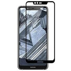 „Imak“ Tempered Glass täielik katvus kaitsev ekraaniklaas 0.2 mm - must (Nokia 5.1 Plus 2018) hind ja info | Ekraani kaitsekiled | kaup24.ee