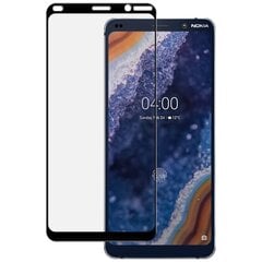 „Imak“ Tempered Glass täielik katvus kaitsev ekraaniklaas 0.2 mm - must (Nokia 9 PureView) hind ja info | Ekraani kaitsekiled | kaup24.ee