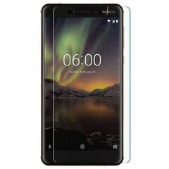 „Premium“ защитное стекло экрана 0,3 мм (Nokia 6 2018) цена и информация | Защитные пленки для телефонов | kaup24.ee