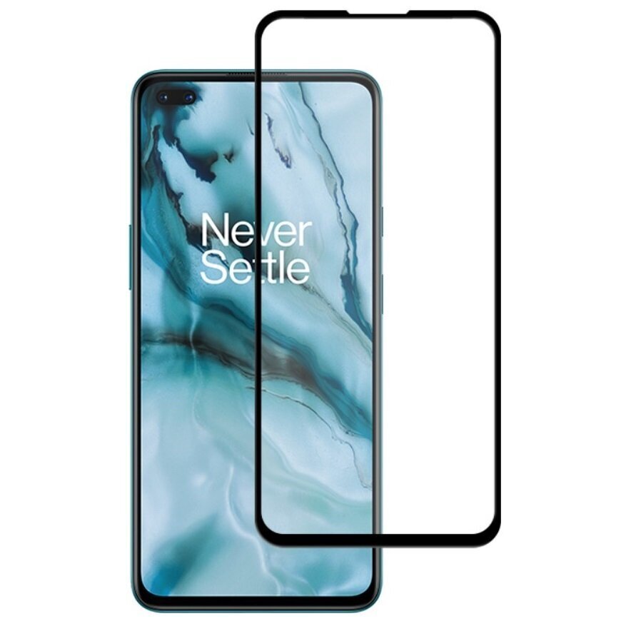 „Mocolo“ Tempered Glass kaitsev ekraaniklaas 0.26 mm - must (OnePlus Nord / Nord CE 5G / Nord CE 2 5G) hind ja info | Ekraani kaitsekiled | kaup24.ee