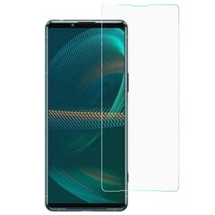 „Calans“ Tempered Glass (частичное покрытие) защитное стекло 0,3 мм – прозрачный (Xperia 5 III) цена и информация | Защитные пленки для телефонов | kaup24.ee