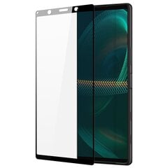 „Dux Ducis“ Tempered Glass täielik katvus kaitsev ekraaniklaas 2.5D - must (Xperia 5 III) hind ja info | Ekraani kaitsekiled | kaup24.ee