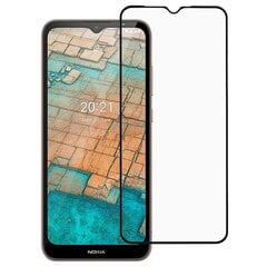 „Calans“ Tempered Glass защитное стекло 0,26 мм - чёрный (Nokia C10 / C20) цена и информация | Защитные пленки для телефонов | kaup24.ee