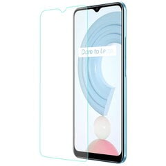 „Calans“ Tempered Glass (частичное покрытие) защитное стекло 0,3 мм – прозрачный (Realme C20 / C21) цена и информация | Защитные пленки для телефонов | kaup24.ee