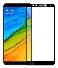 „Rurihai“ Tempered Glass полностью закрывающееся защитное стекло 2.5D - чёрный (Redmi 5) цена и информация | Защитные пленки для телефонов | kaup24.ee