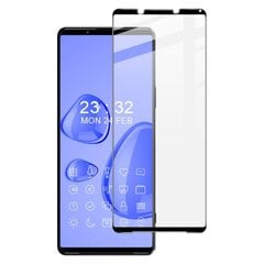 „Imak“ Tempered Glass täielik katvus kaitsev ekraaniklaas 0.2 mm - must (Xperia 1 III) hind ja info | Ekraani kaitsekiled | kaup24.ee