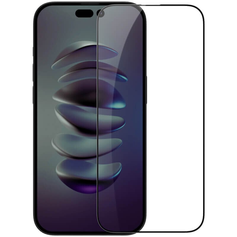 „Guardian“ Tempered Glass kaitsev ekraaniklaas 0.26 mm - must (iPhone 14 Pro) цена и информация | Ekraani kaitsekiled | kaup24.ee