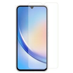 „Calans“ Tempered Glass (частичное покрытие) защитное стекло 0,3 мм (Galaxy A34 5G) цена и информация | Защитные пленки для телефонов | kaup24.ee