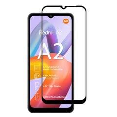 „Rurihai“ Tempered Glass полностью закрывающееся защитное стекло 0,26 мм - чёрный (Redmi A2 / A1 / A2+ / A1+) цена и информация | Защитные пленки для телефонов | kaup24.ee