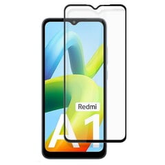 „Mocolo“ Tempered Glass kaitsev ekraaniklaas 2.5D - must (Redmi A2 / A1) hind ja info | Ekraani kaitsekiled | kaup24.ee