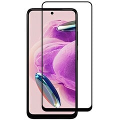 „Rurihai“ Tempered Glass полностью закрывающееся защитное стекло 2.5D - чёрный (Redmi Note 12S) цена и информация | Защитные пленки для телефонов | kaup24.ee