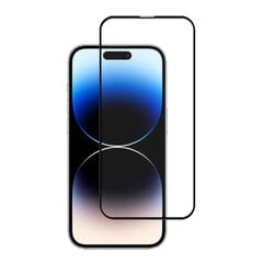 „Mocolo“ 3D Tempered Glass защитное стекло экрана 0.26 мм - чёрный (iPhone 15 Pro) цена и информация | Защитные пленки для телефонов | kaup24.ee