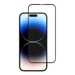 „Mocolo“ 3D Tempered Glass kaitsev ekraaniklaas 0.26 mm - must (iPhone 15 Pro Max) hind ja info | Ekraani kaitsekiled | kaup24.ee