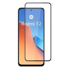 „Mocolo“ Tempered Glass защитное стекло экрана 0.26 мм - чёрный (Redmi 12 4G) цена и информация | Защитные пленки для телефонов | kaup24.ee