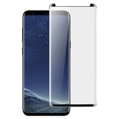 „Imak“ 3D Tempered Glass täielik katvus kaitsev ekraaniklaas 0.2 mm - must (Galaxy S9+) hind ja info | Ekraani kaitsekiled | kaup24.ee