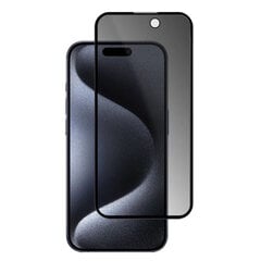 „Mocolo“ Tempered Glass чёрное защитное стекло толщиной 0,26 мм - конфиденциальность (iPhone 15 Pro Max) цена и информация | Защитные пленки для телефонов | kaup24.ee