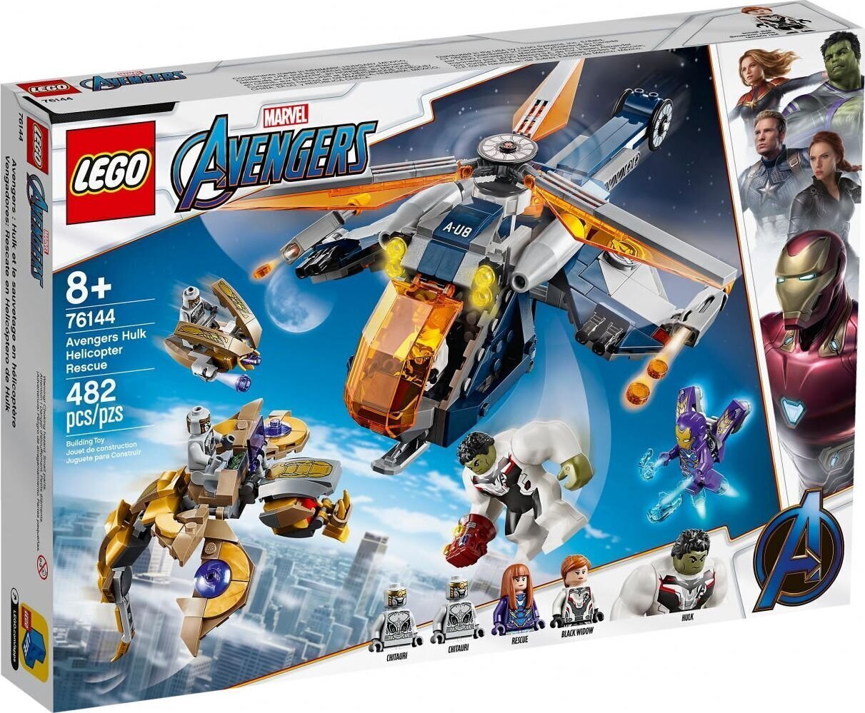 76144 LEGO® Marvel Super Heroes Спасение Халка на вертолете Мстителей цена | kaup24.ee